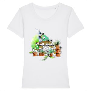 T-shirt Femme Motif Couleur – 100% Coton Bio